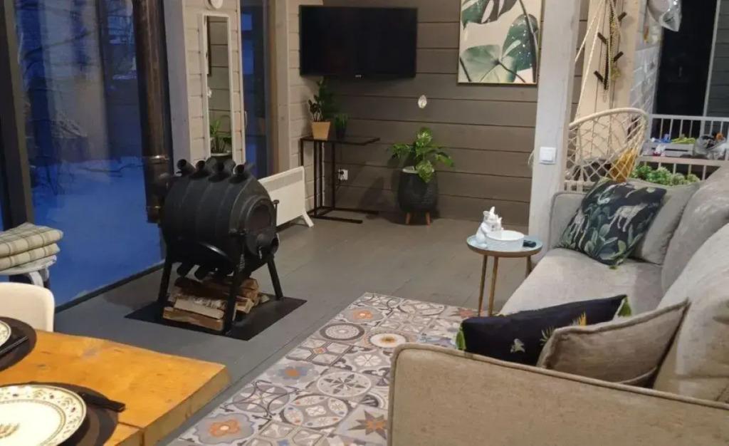 Дубльдом с баней на дровах - главное фото