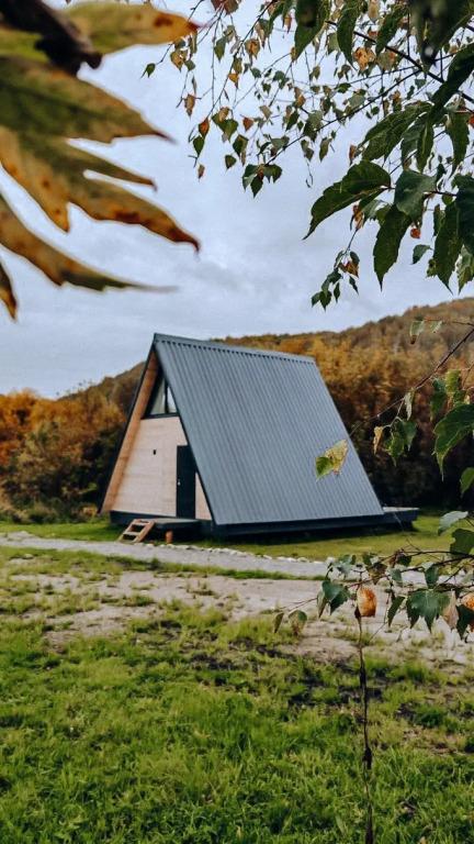 Шале двуэтажный А-фрейм с террасой - главное фото