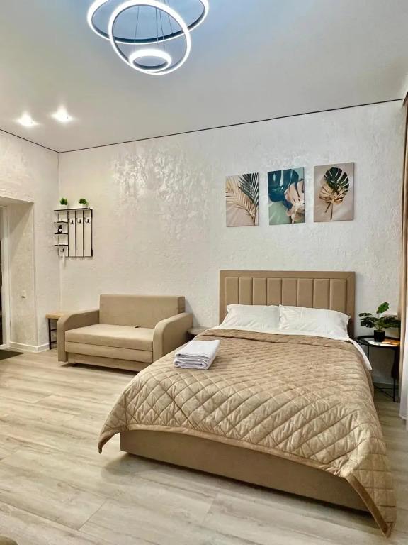 Квартира Красивая студия, 2 кровати - главное фото